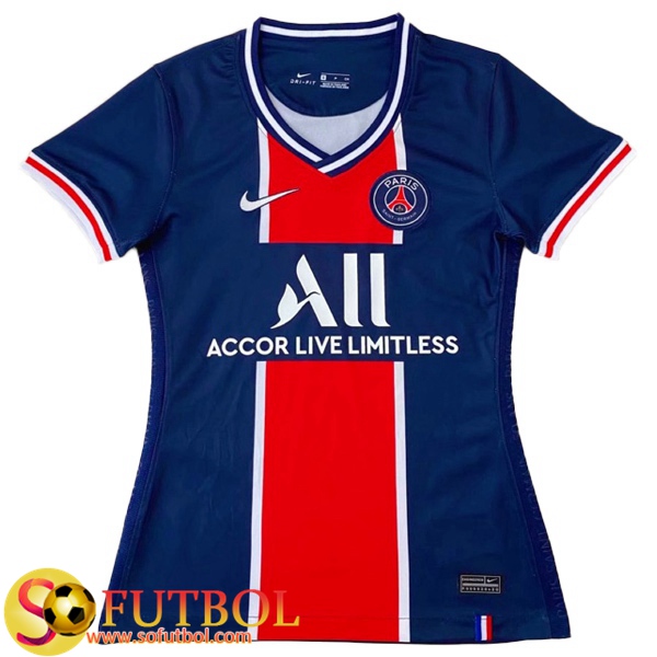 Camiseta Futbol PSG Mujer Primera 2020/21