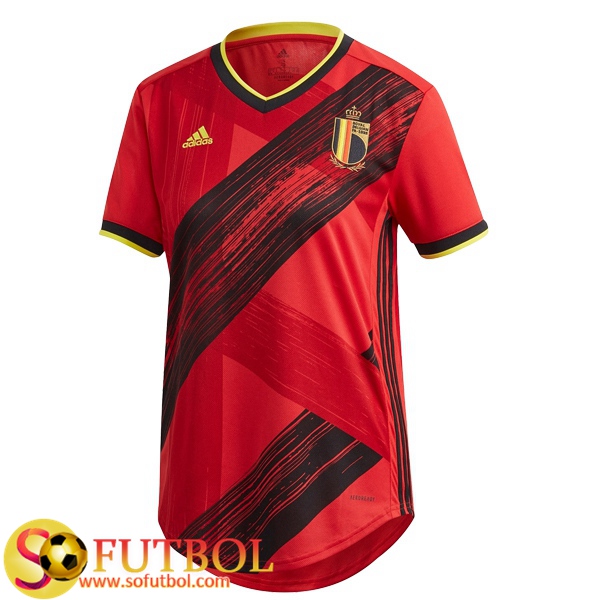 Camiseta Futbol Belgica Mujer Primera 2020/21 Camiseta Futbol Belgica Mujer Primera 2020/21