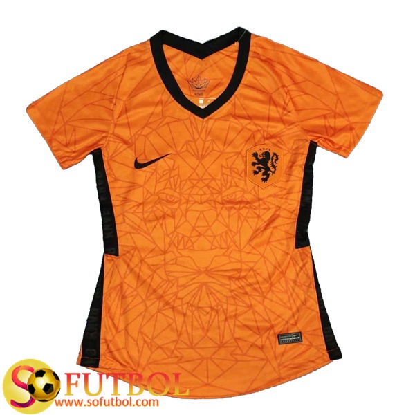 Camiseta Futbol Países Bajos Mujer Primera 2020/21