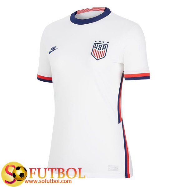 Camiseta Futbol USA Mujer Primera 2020/21