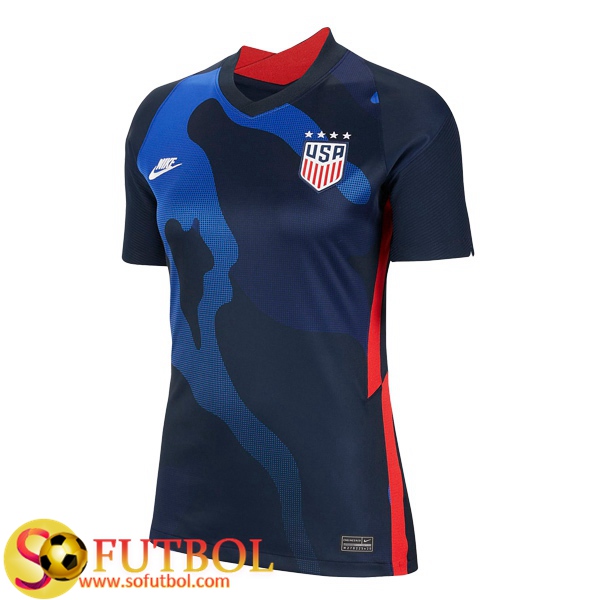 Camiseta Futbol USA Mujer Segunda 2020/21