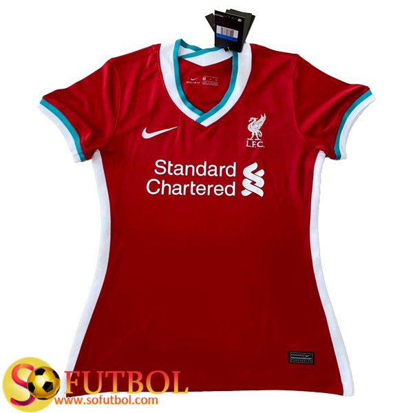 Camiseta Futbol FC Liverpool Mujer Primera 2020/21