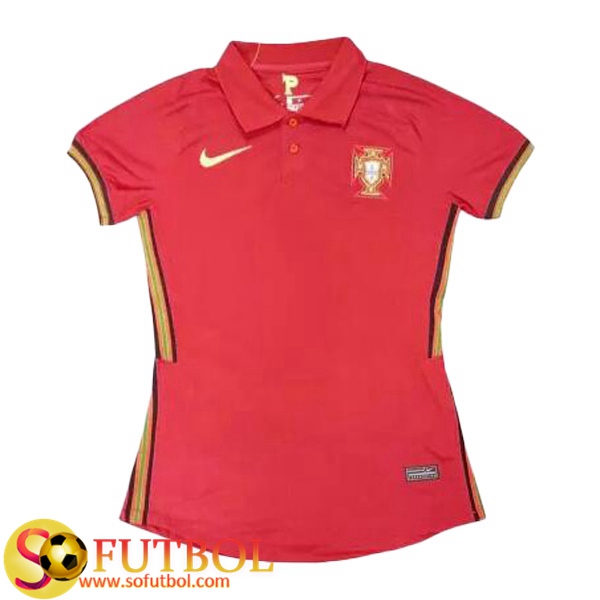 Camiseta Futbol Portugal Mujer Primera 2020/21