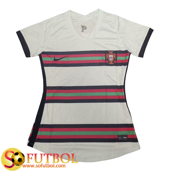 Camiseta Futbol Portugal Mujer Segunda 2020/21