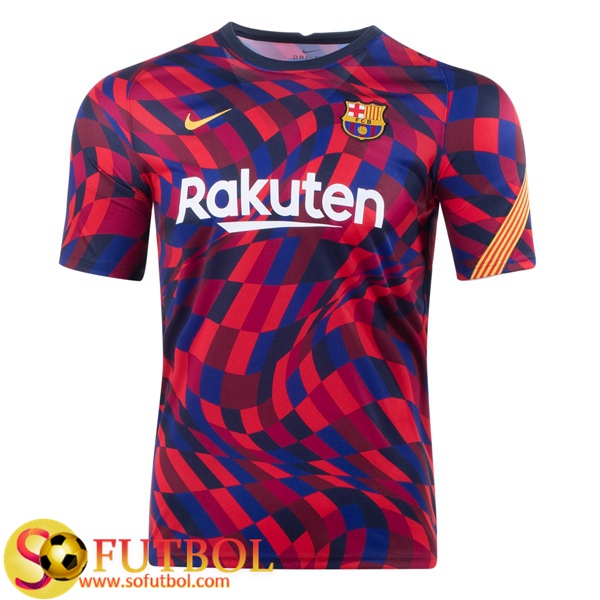 Camisetas Entrenamiento FC Barcelona Roja 2020/2021