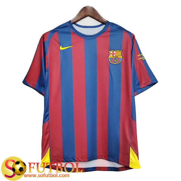 Camiseta Futbol FC Barcelona Retro UEFA Ligue des Champions 2006