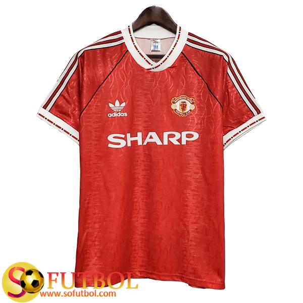 Camiseta Futbol Manchester United Retro Primera 1990/1992