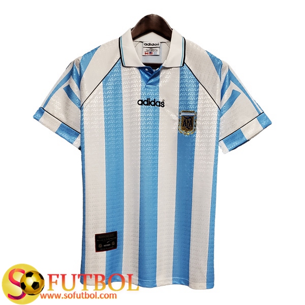 AAA calidad tailandesa Camiseta de Argentina Retro Primera 1996/1997