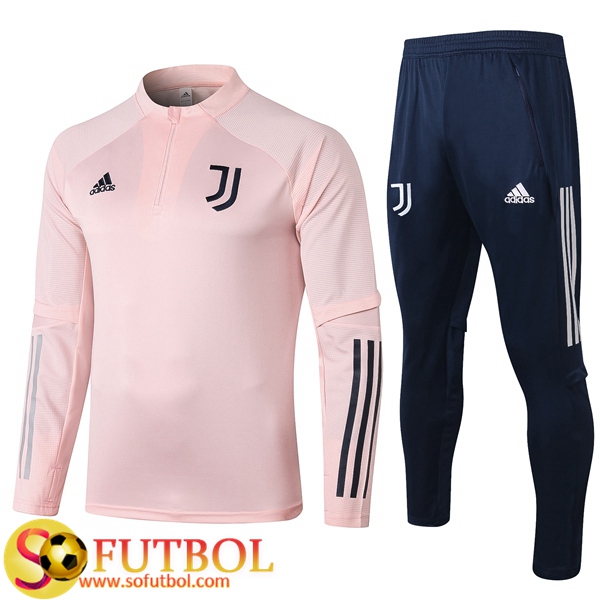 Chandal Futbol Juventus Rosa 2020/2021 / Sudadera y Pantalon Entrenamiento