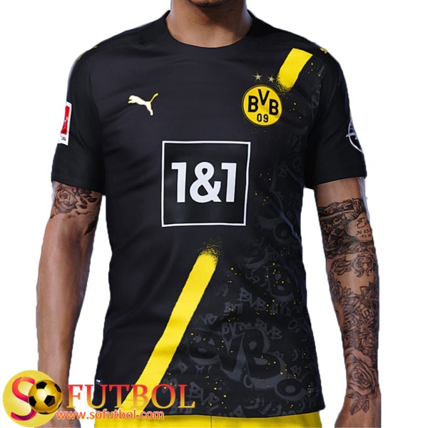 Camiseta Futbol Dortmund BVB Segunda 2020/21