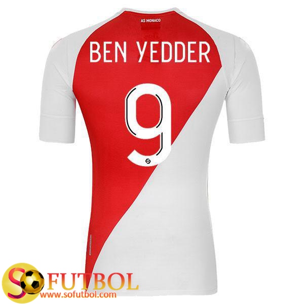 Camiseta Futbol AS Monaco (BEN YEDDER 9) Primera 2020/21