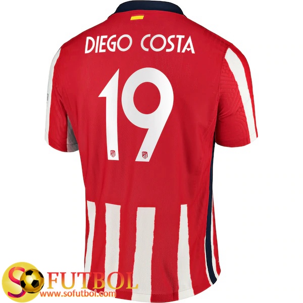 Camiseta Futbol Atletico Madrid (Diego Costa 19) Primera 2020/21