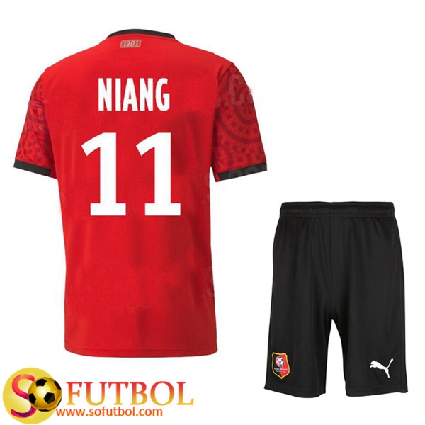 Camiseta + Pantalones Stade Rennais (NIANG 11) Ninos Primera 2020/21