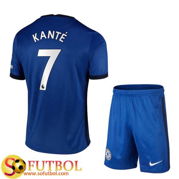 Camiseta + Pantalones FC Chelsea (Kanté 7) Ninos Primera 2020/21