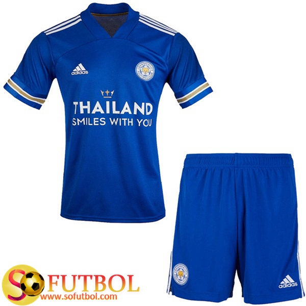 Nueva Camiseta + Pantalones Leicester City Ninos Primera 2020/21