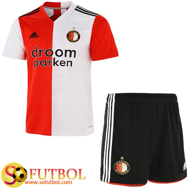 Nueva Camiseta + Pantalones Feyenoord Ninos Primera 2020/21
