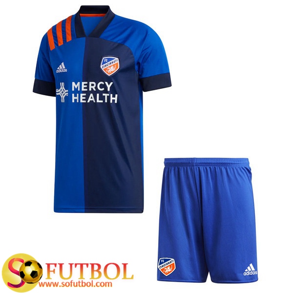 Nueva Camiseta + Pantalones FC Cincinnati Ninos Primera 2020/21 Nueva Camiseta + Pantalones FC Cincinnati Ninos Primera 2020/21