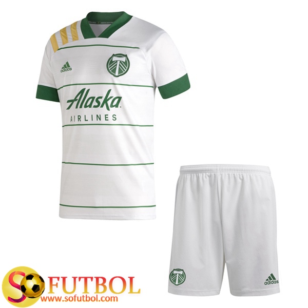 Nueva Camiseta + Pantalones Portland Timbers Ninos Segunda 2020/21