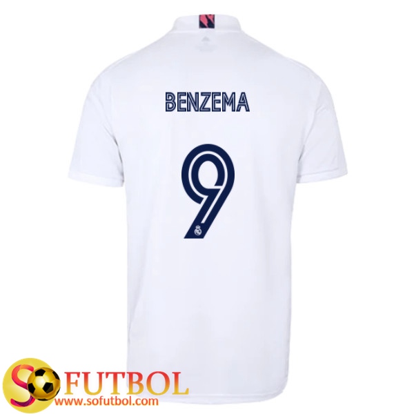 Camiseta Futbol Real Madrid (BENZEMA 9) Primera 2020/21