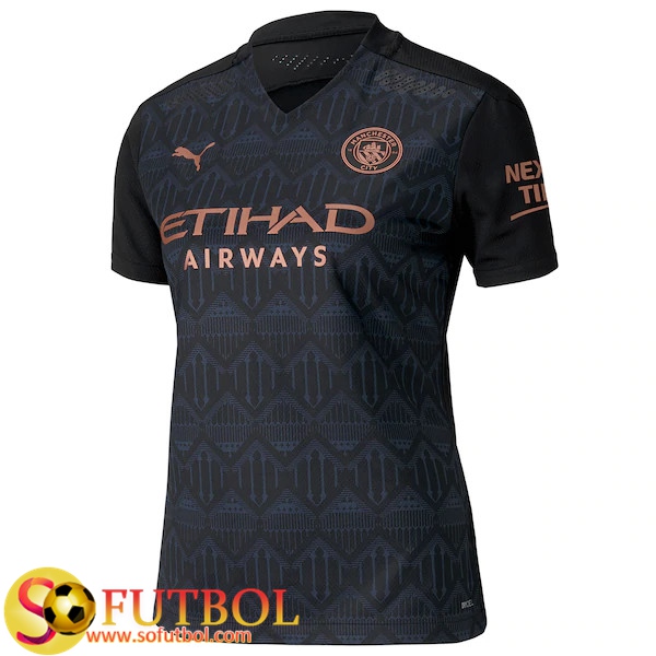 Nueva Camiseta Futbol Manchester City Mujer Segunda 2020/21