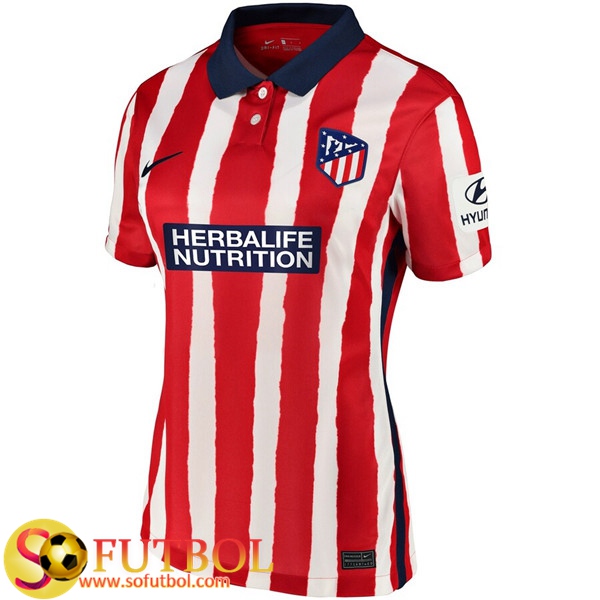Nueva Camiseta Futbol Atletico Madrid Mujer Primera 2020/21