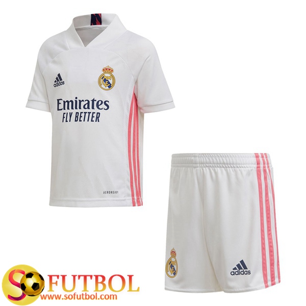 Camiseta + Pantalones Real Madrid Ninos Primera 2020/21