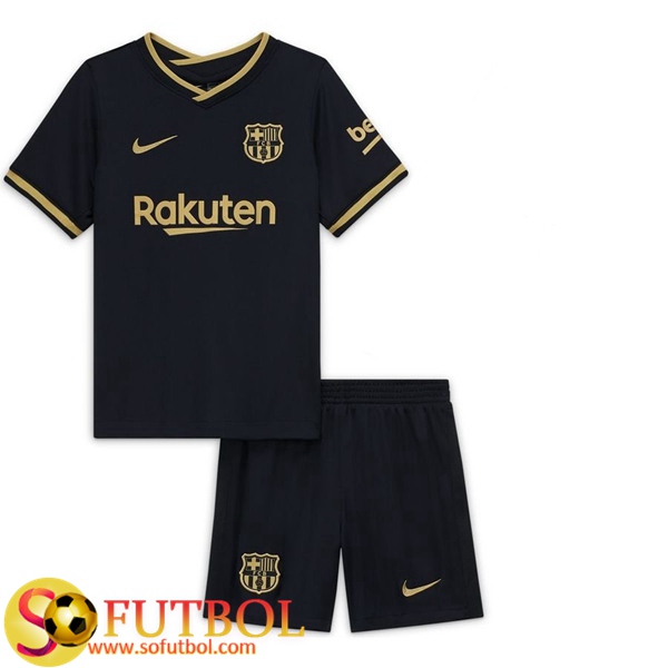 Camiseta + Pantalones FC Barcelona Ninos Segunda 2020/21