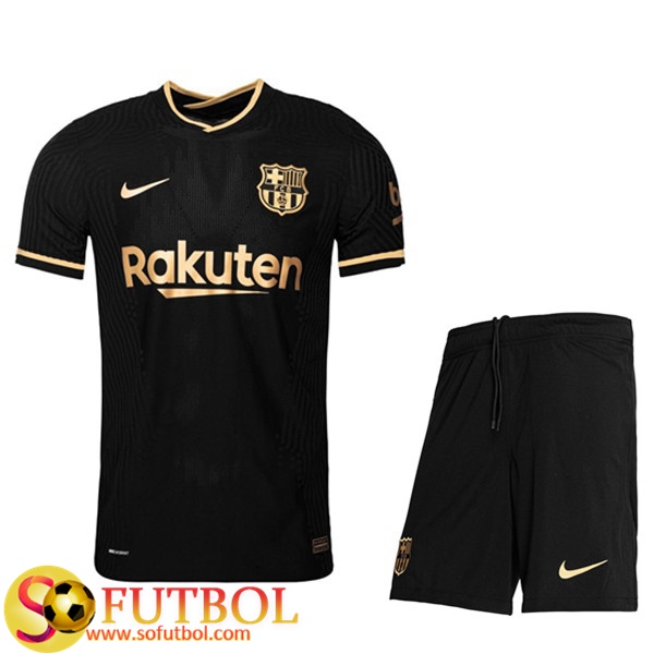 Traje Camiseta Futbol FC Barcelona Segunda + Cortos 2020/21