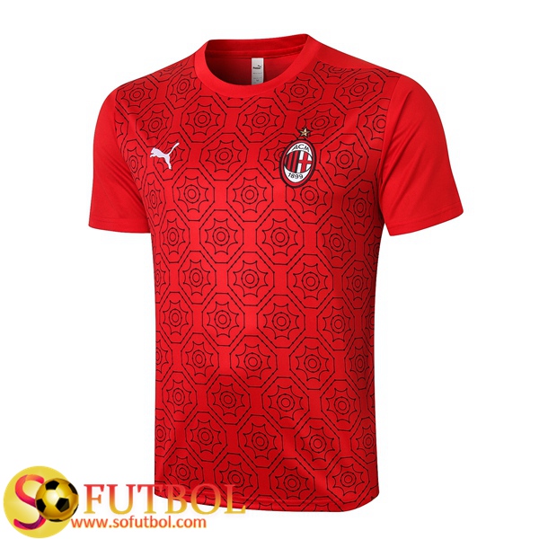 Camisetas entrenamiento Milan AC Roja 2020/2021