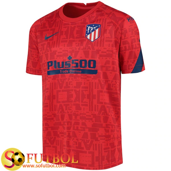Camisetas entrenamiento Atletico Madrid Roja 2020/2021