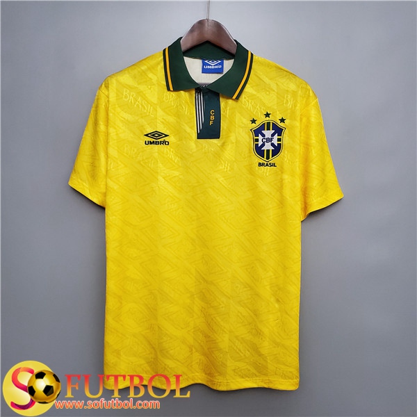 Camiseta Futbol Brasil Retro Primera 1991/1993