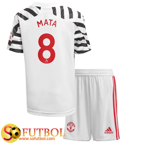 Camiseta + Pantalones Manchester United (Mata 8) Ninos Tercera 2020/21