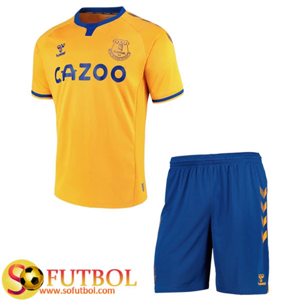 Camiseta + Pantalones Everton Ninos Segunda 2020/21