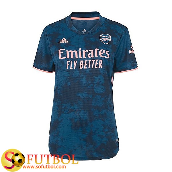 Camiseta Futbol Arsenal Mujer Tercera 2020/21