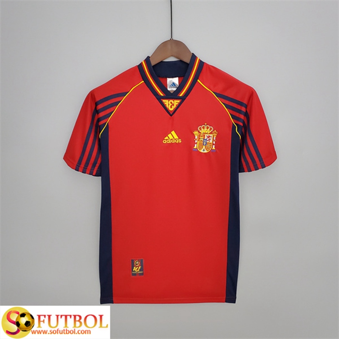 Camisetas De Futbol España Retro Titular 1998