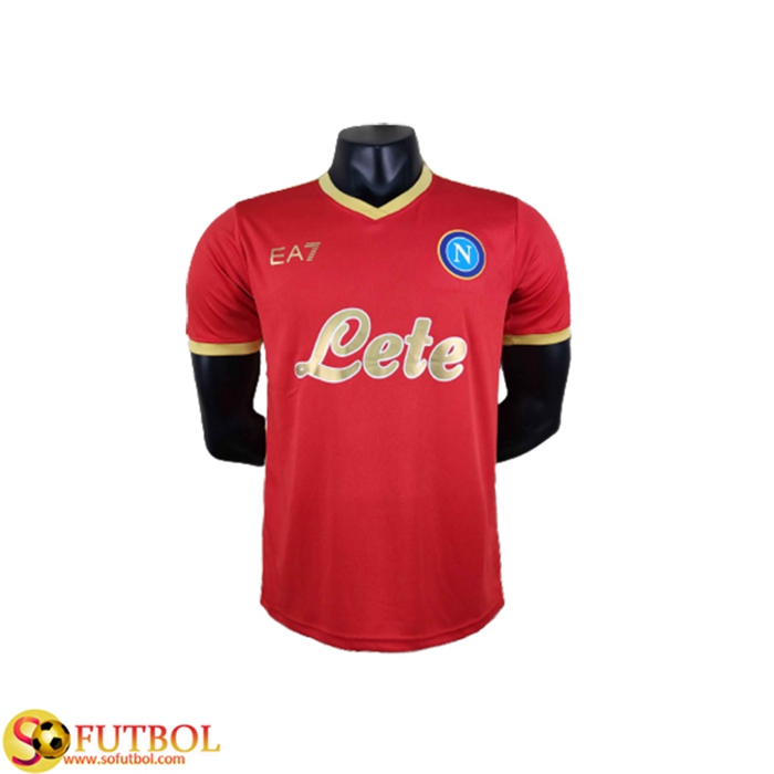 Camiseta Futbol SSC Napoli Rojo Special Version 2021/2022