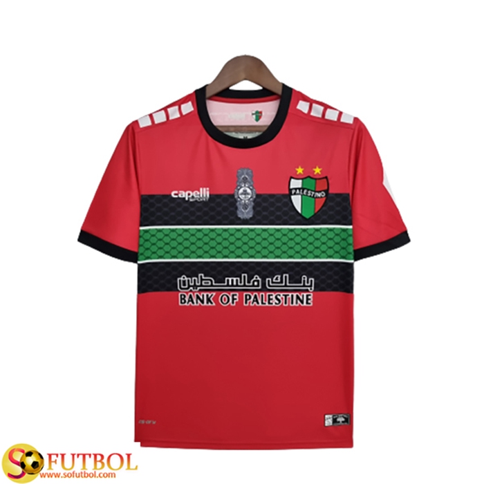 Camiseta Futbol Palestino Rojo 2022/2023