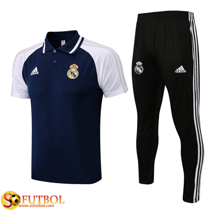 Camiseta Polo Real Madrid + Pantalones Azul marino 2022/2023