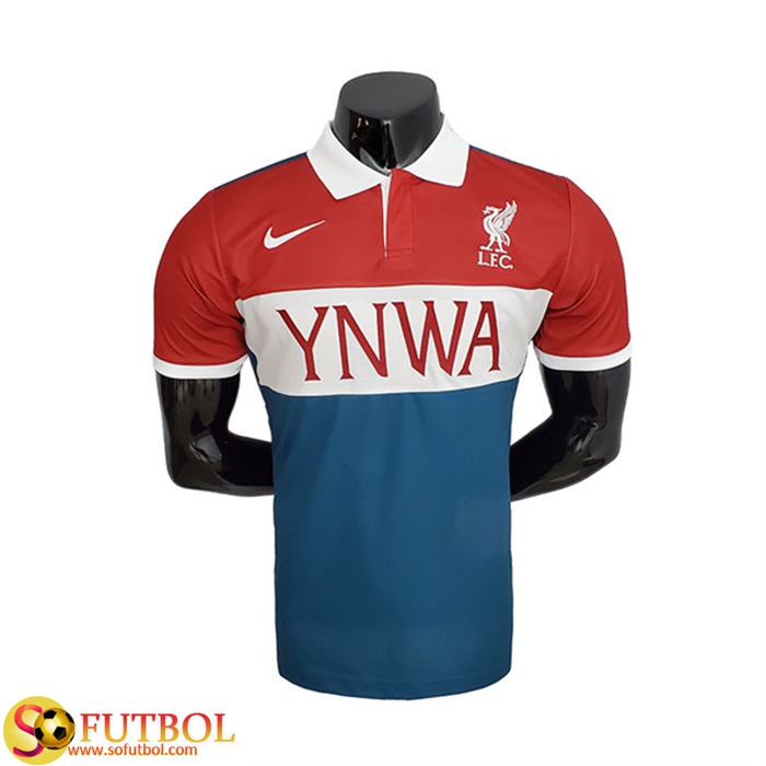 Camiseta Polo FC Liverpool Rojo/Blanco/Azul 2022/2023