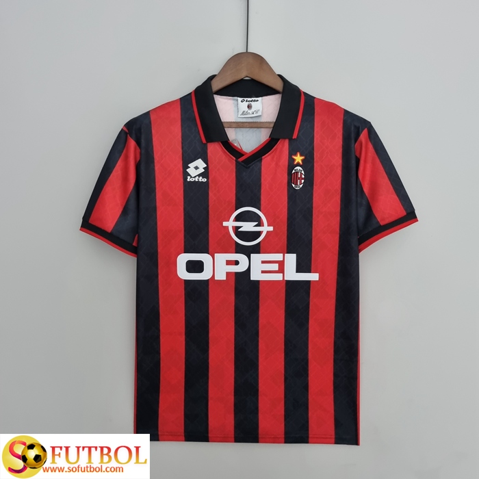 Camisetas De Futbol Milan AC Retro Primera 1995/1996