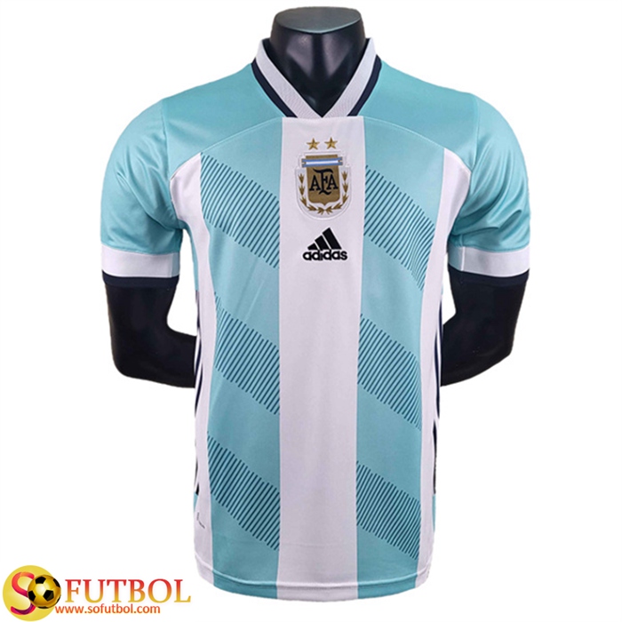 Juegos De Camiseta Futbol Argentina Azul/Blanco 2022/2023 Baratas
