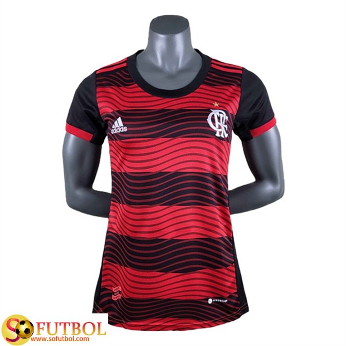Camisetas De Futbol Flamengo Mujer Primera 2022/2023