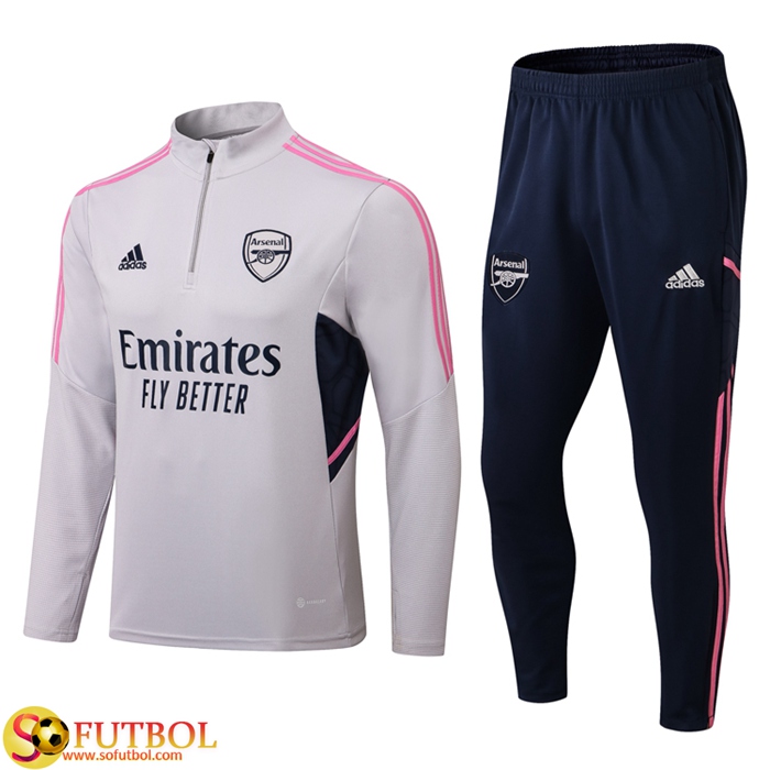 Paginas De Chandal Equipos De Futbol Arsenal Gris 2022/2023