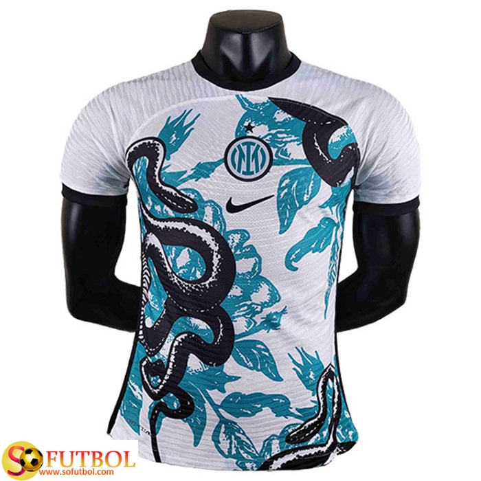 Disenar Camisetas De Futbol Inter Milan Blanco 2022 2023 Baratas