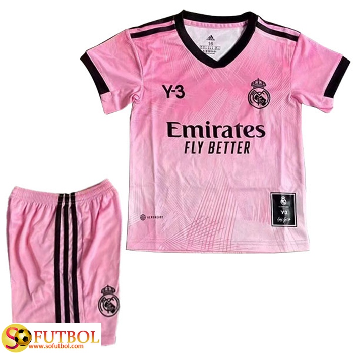Comprar Camisetas De Futbol Real Madrid Ninos Y3 Rose 2022/2023
