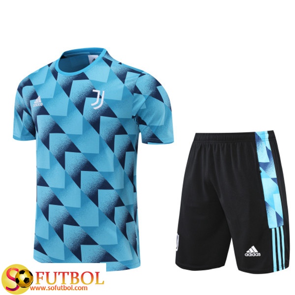 Camiseta Entrenamiento +Cortos Juventus Azul 2022/2023