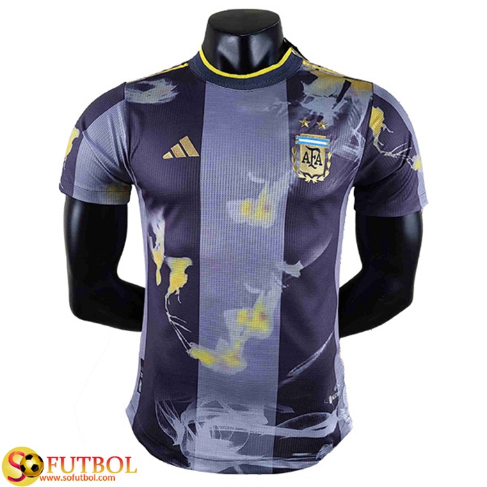 Camiseta Equipo Nacional Argentina Negro/Gris 2022/2023