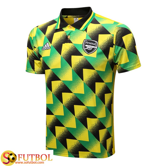 Camiseta Polo Arsenal Verde/Negro 2022/2023
