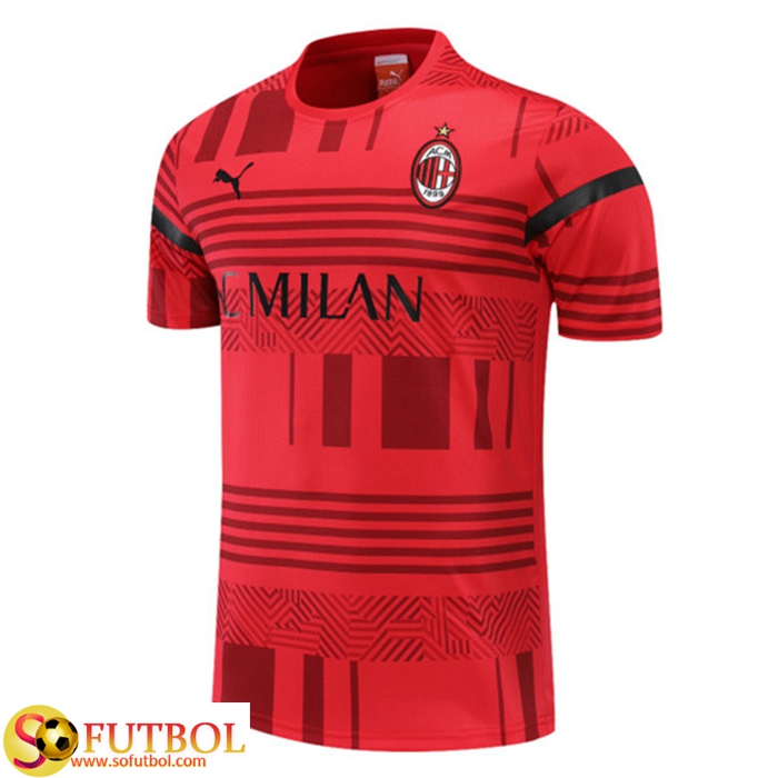 Camiseta Entrenamiento AC Milan Rojo 2022/2023