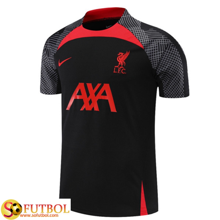 Camiseta Entrenamiento FC Liverpool Negro 2022/2023